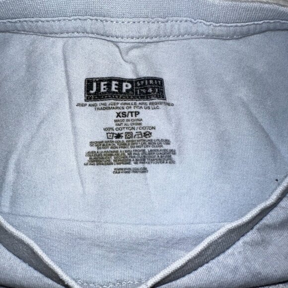 Jeep Men’s XS Vintage Graphic Tee Blue Off Road Wrangler Logo Short Sleeve-A130 - Picture 4 of 5
